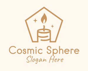 Flame Decor Candle logo design