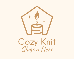 Flame Decor Candle logo design