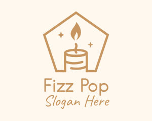 Flame Decor Candle logo design