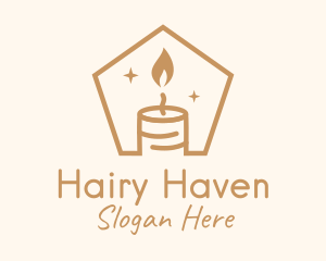 Flame Decor Candle logo design