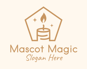 Flame Decor Candle logo design