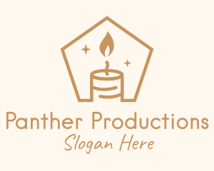 Flame Decor Candle logo design