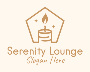 Flame Decor Candle logo design