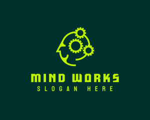 Mechanical Brain Programmer logo design