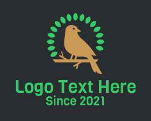 Eco Leaf Bird  logo