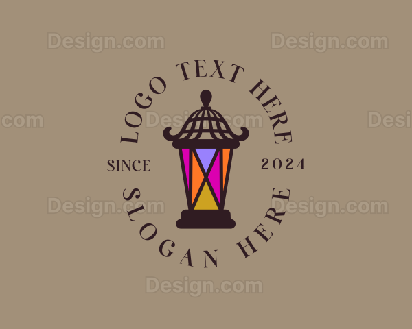 Lantern Mosaic Lamp Logo