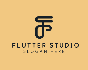 Generic Business Letter F logo design