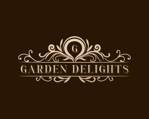 Stylish Floral Garden logo design