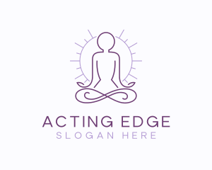 Meditate Yoga Spa logo design