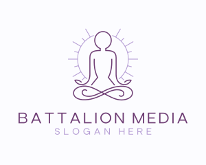 Meditate Yoga Spa logo design