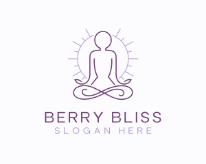 Meditate Yoga Spa logo design