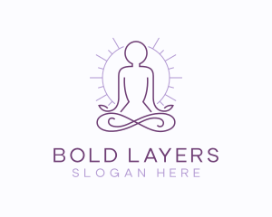 Meditate Yoga Spa logo design