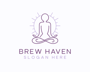 Meditate Yoga Spa logo design