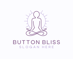 Meditate Yoga Spa logo design