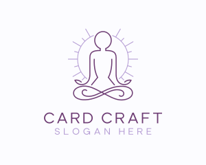 Meditate Yoga Spa logo design