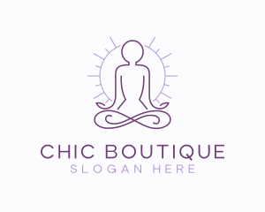 Meditate Yoga Spa logo design