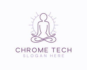 Meditate Yoga Spa logo design