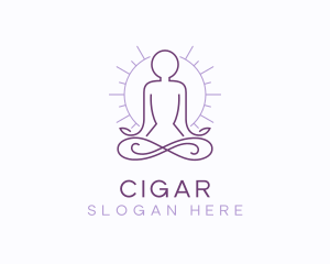 Meditate Yoga Spa logo design