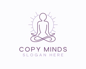 Meditate Yoga Spa logo design