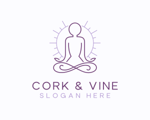 Meditate Yoga Spa logo design