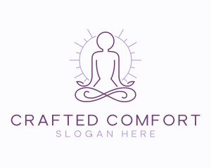 Meditate Yoga Spa logo design