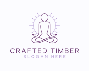 Meditate Yoga Spa logo design