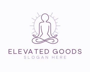 Meditate Yoga Spa logo design