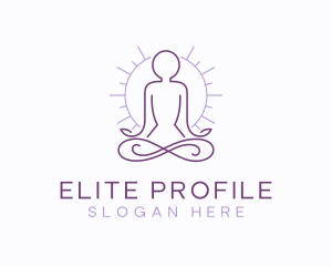 Meditate Yoga Spa logo design