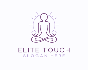 Meditate Yoga Spa logo design