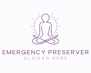 Meditate Yoga Spa logo design