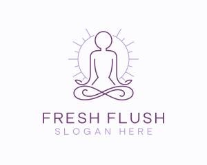 Meditate Yoga Spa logo design