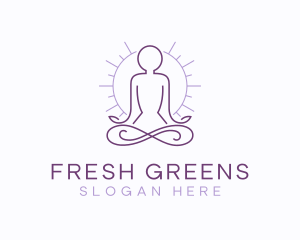 Meditate Yoga Spa logo design