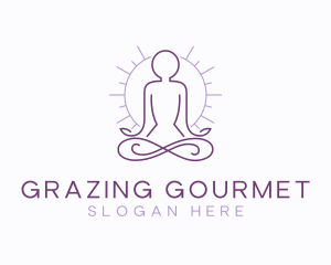 Meditate Yoga Spa logo design