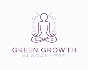 Meditate Yoga Spa logo design