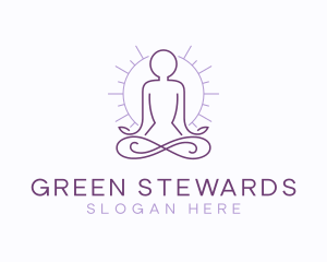 Meditate Yoga Spa logo design