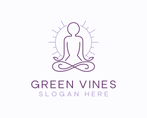 Meditate Yoga Spa logo design