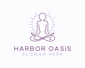 Meditate Yoga Spa logo design