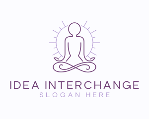 Meditate Yoga Spa logo design