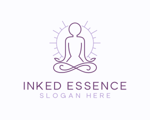 Meditate Yoga Spa logo design