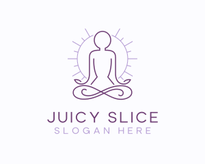 Meditate Yoga Spa logo design