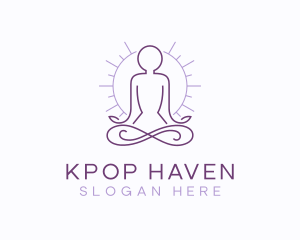 Meditate Yoga Spa logo design