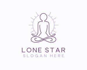 Meditate Yoga Spa logo design