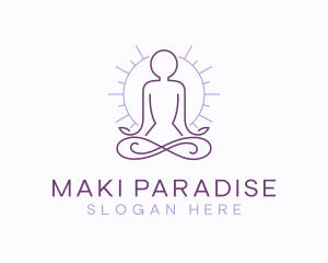 Meditate Yoga Spa logo design