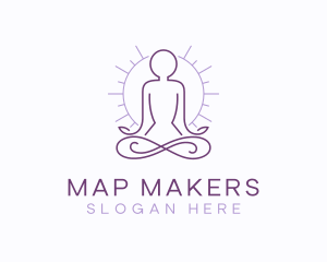 Meditate Yoga Spa logo design