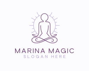 Meditate Yoga Spa logo design