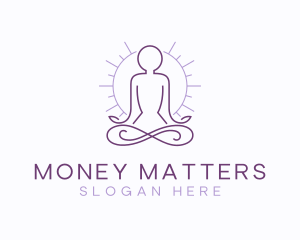 Meditate Yoga Spa logo design