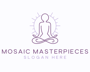 Meditate Yoga Spa logo design