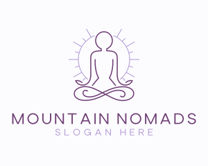 Meditate Yoga Spa logo design