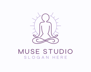 Meditate Yoga Spa logo design