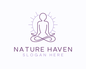 Meditate Yoga Spa logo design